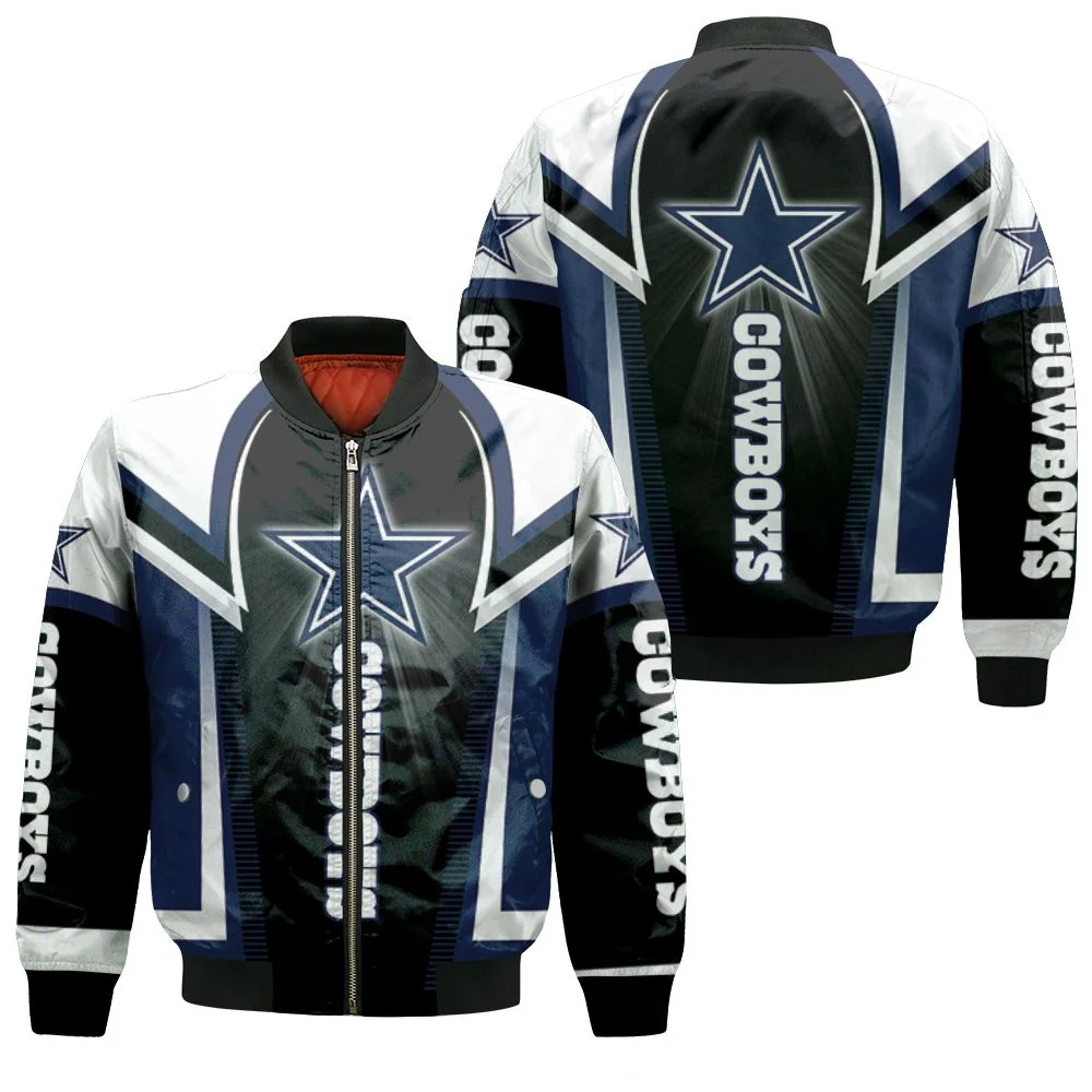 Dallas Cowboys Fan 3d Jersey Bomber Jacket Dallas Cowboys Fan 3d Jersey Bomber Jacket