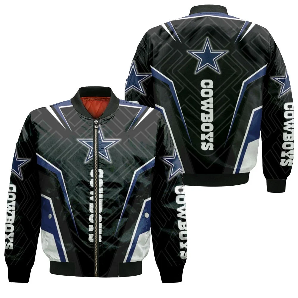 Dallas Cowboys Football Fan 3d Jersey Bomber Jacket Dallas Cowboys Football Fan 3d Jersey Bomber Jacket