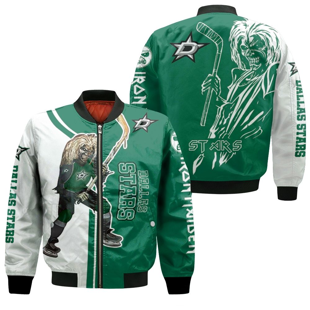 Dallas Stars And Zombie For Fans Bomber Jacket Dallas Stars And Zombie For Fans Bomber Jacket