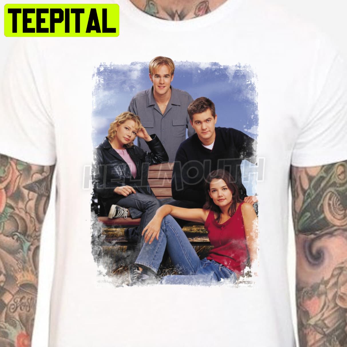 Dawson's Creek Cast Retro 90's Halloween Trending Unsiex T-Shirt Dawson's Creek Cast Retro 90's Halloween Trending Unsiex T-Shirt