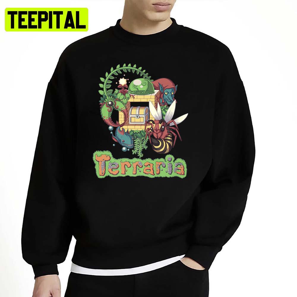 Day For Jungle Halloween Terraria Game Unisex Sweatshirt Day For Jungle Halloween Terraria Game Unisex Sweatshirt