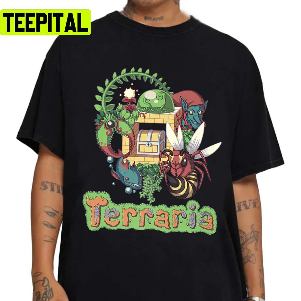 Day For Jungle Halloween Terraria Game Unisex Sweatshirt Day For Jungle Halloween Terraria Game Unisex Sweatshirt