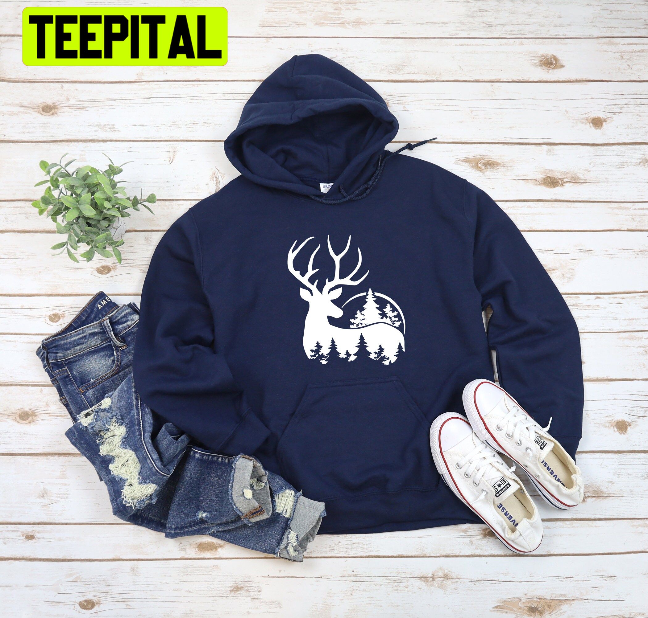 Deer Animal Trending Unisex Hoodie Deer Animal Trending Unisex Hoodie