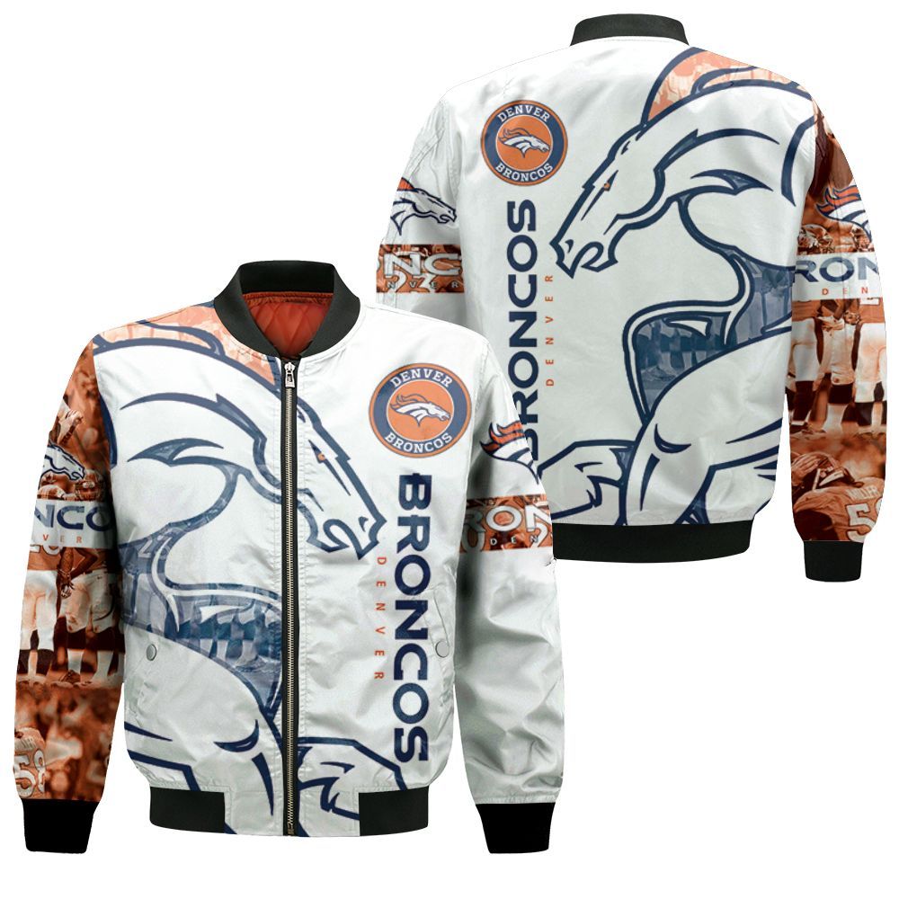 Denver Broncos Nfl For Broncos Fan 3d Bomber Jacket Denver Broncos Nfl For Broncos Fan 3d Bomber Jacket