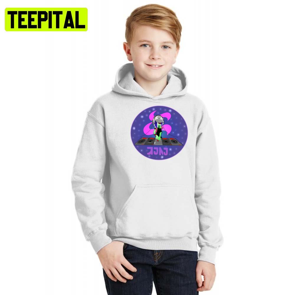 Design Of Dj Dedf1sh Splatoon Game Hoodie Design Of Dj Dedf1sh Splatoon Game Hoodie