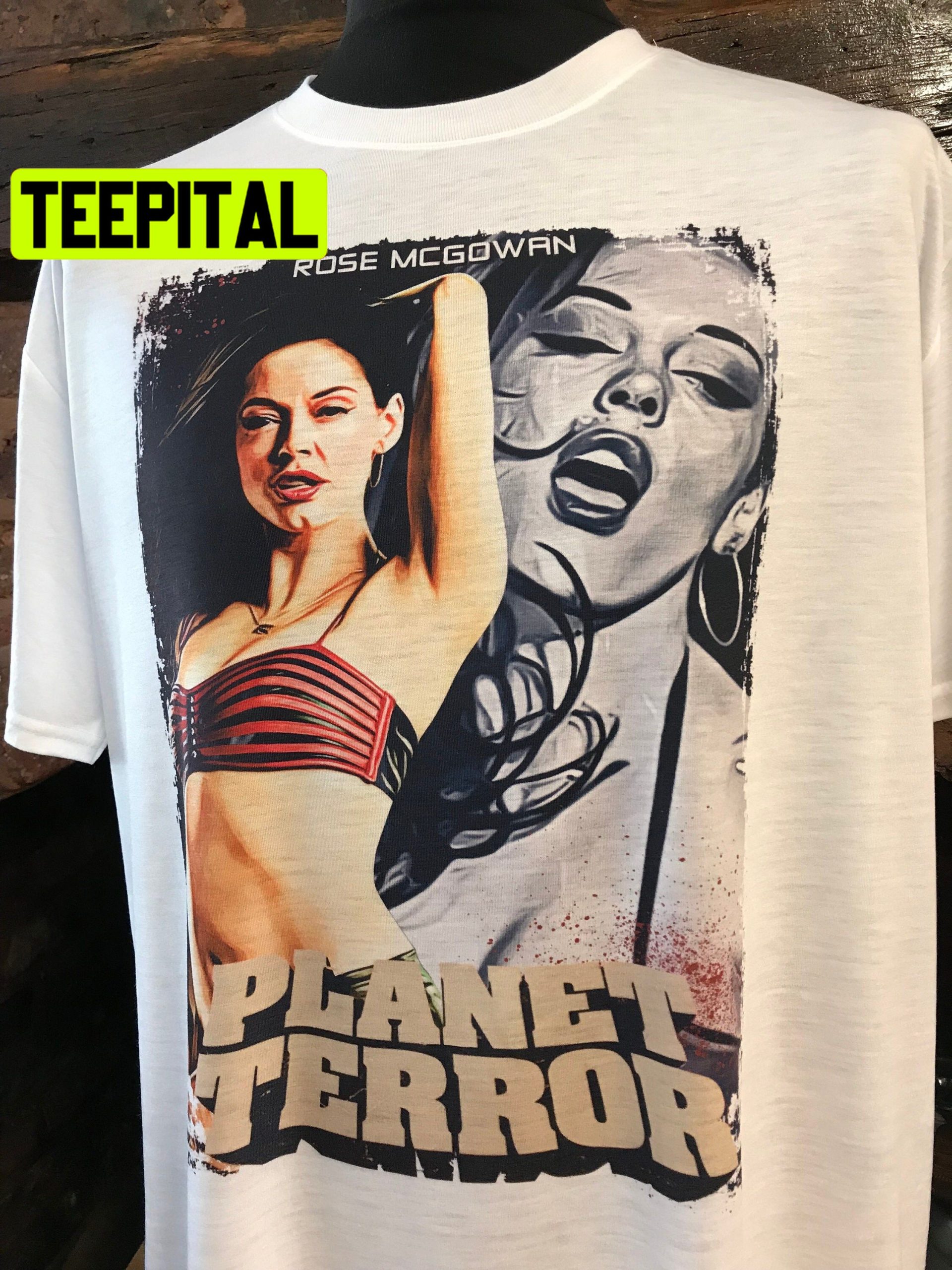 Design Planet Terror Rose Mcgowan Cherry Darling Halloween Trending Unsiex T-Shirt Design Planet Terror Rose Mcgowan Cherry Darling Halloween Trending Unsiex T-Shirt