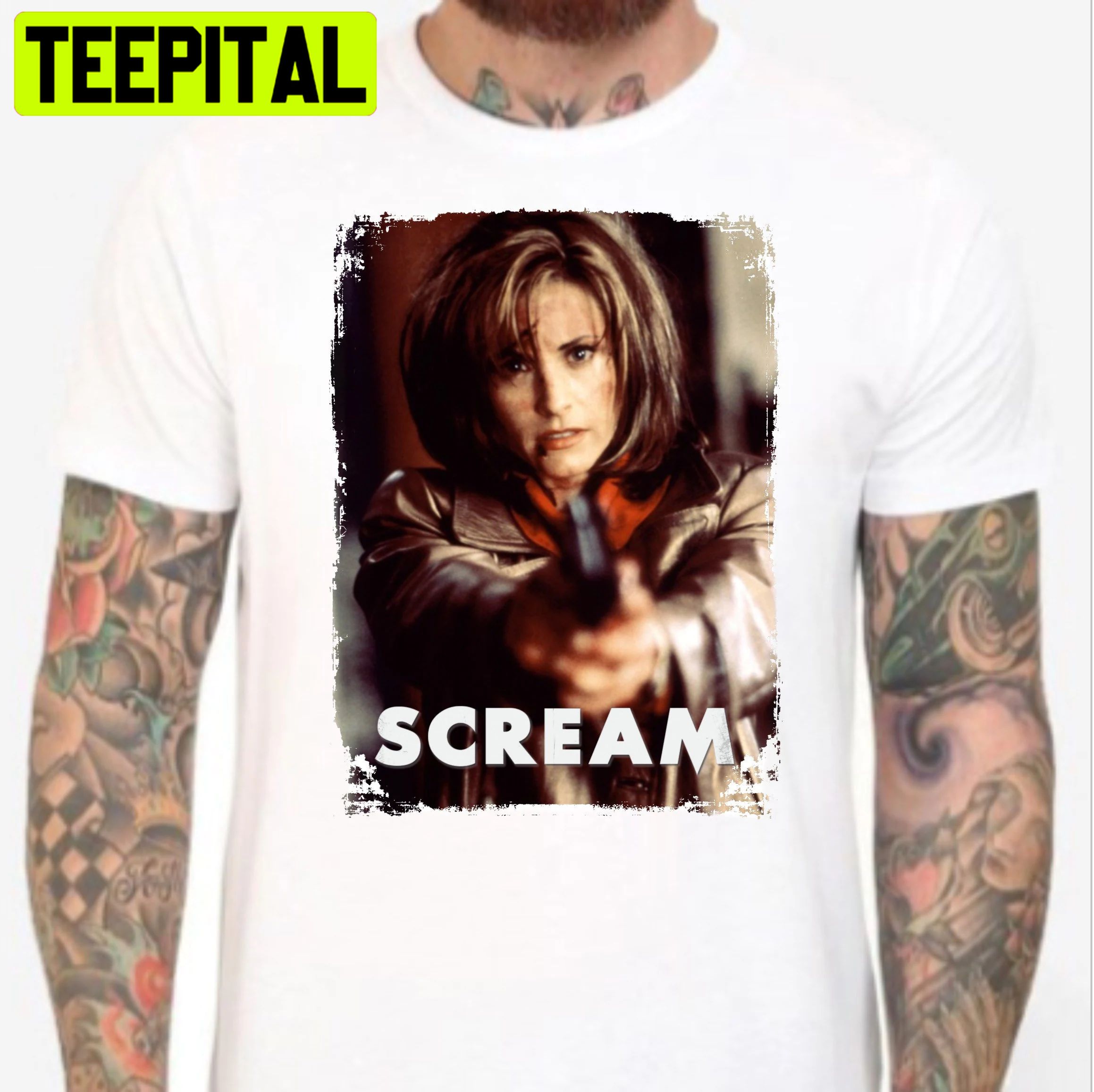 Design Scream Gale Weathers Courtney Cox Halloween Trending Unsiex T-Shirt Design Scream Gale Weathers Courtney Cox Halloween Trending Unsiex T-Shirt