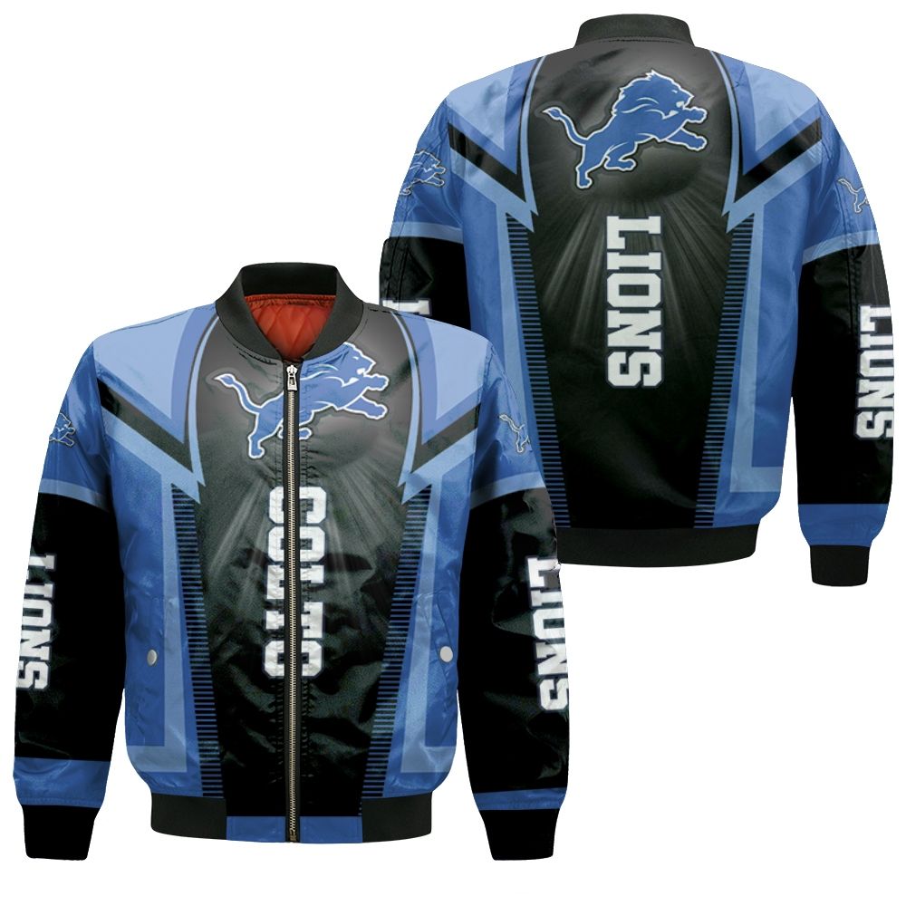 Detroit Lions For Fans Bomber Jacket Detroit Lions For Fans Bomber Jacket