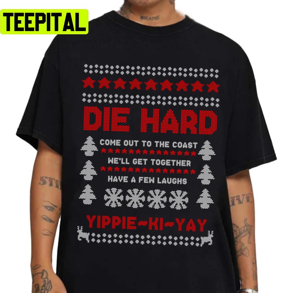 Die Hard Christmas Jumper Yippie Ki Yay Ugly Unisex Sweatshirt Die Hard Christmas Jumper Yippie Ki Yay Ugly Unisex Sweatshirt