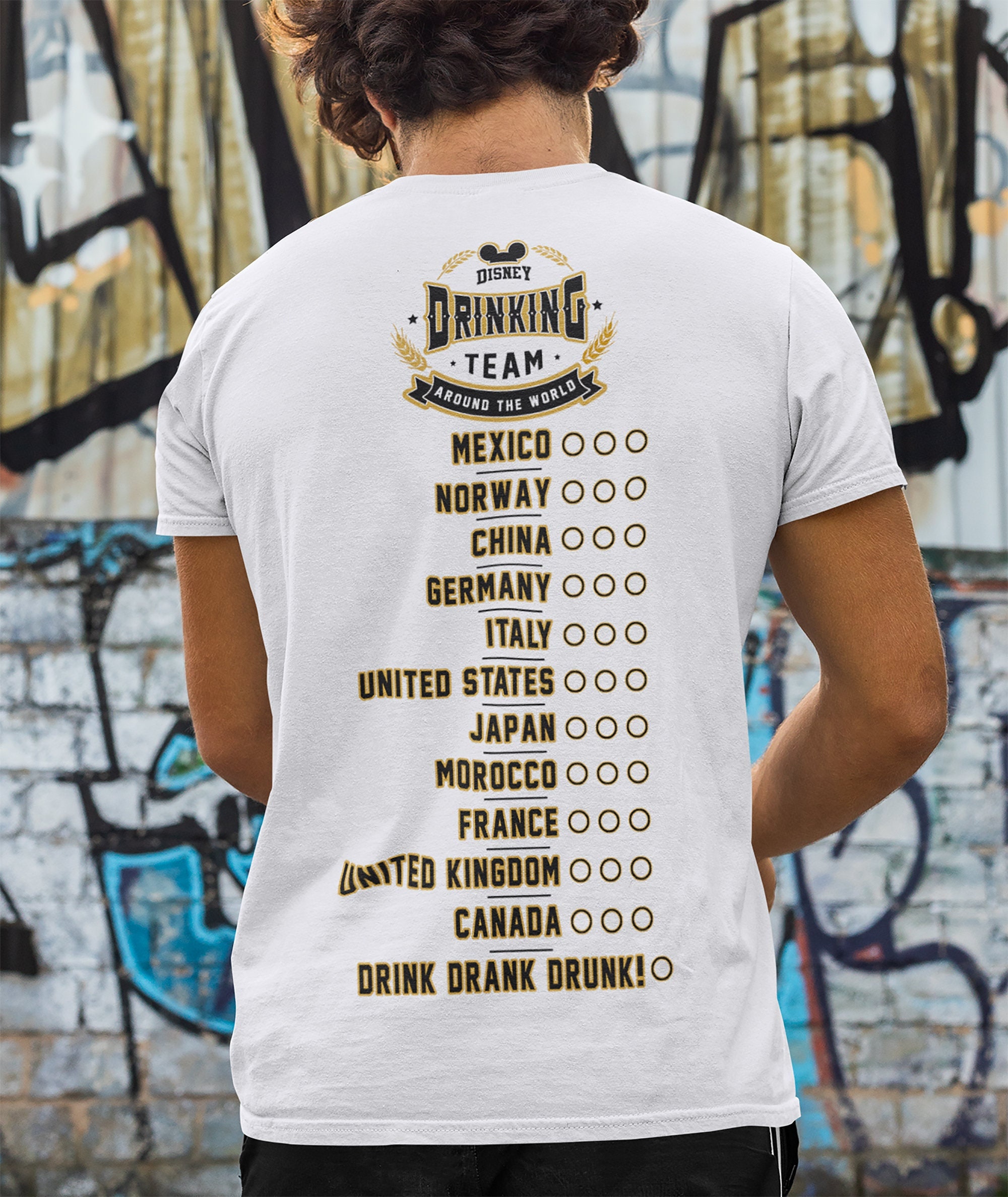 Disney Drinking Team Around The World Theme Park Bar Hop Day Unisex T-Shirt Disney Drinking Team Around The World Theme Park Bar Hop Day Unisex T-Shirt
