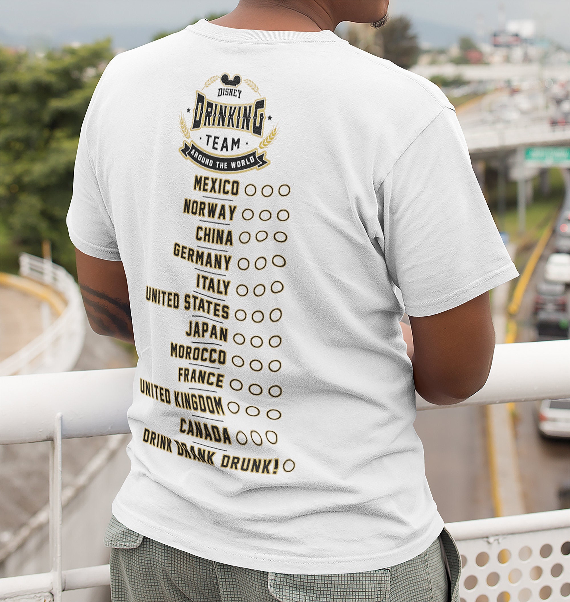Disney Drinking Team Around The World Theme Park Bar Hop Day Unisex T-Shirt Disney Drinking Team Around The World Theme Park Bar Hop Day Unisex T-Shirt