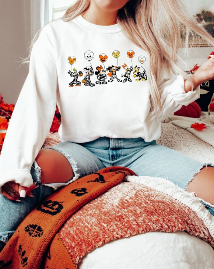 Disney Halloween Mickey Sweatshirt Disney Halloween Mickey Sweatshirt