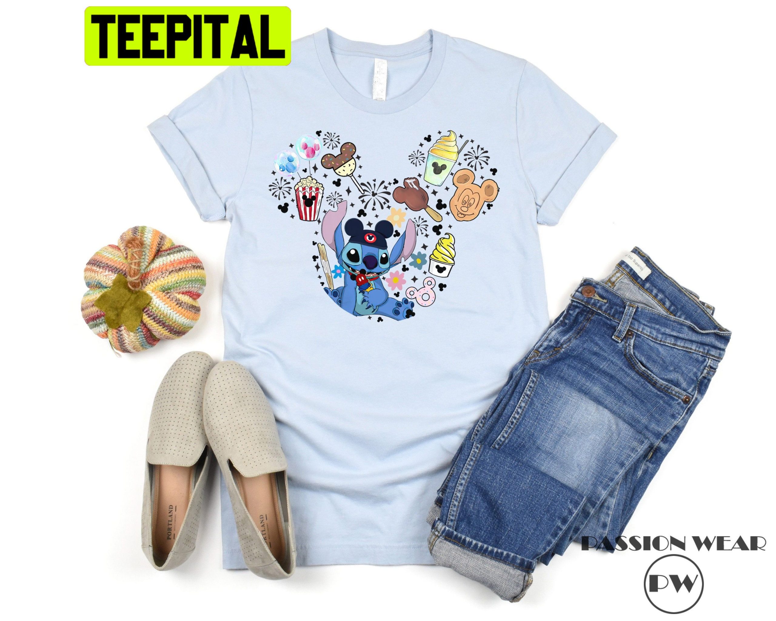 Disney Lilo & Stitch Disney Snacks Mickey Ear HalloweenTrending Unisex Shirt Disney Lilo & Stitch Disney Snacks Mickey Ear HalloweenTrending Unisex Shirt