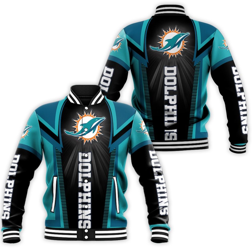 Dolphins For Fans Baseball Jacket Dolphins For Fans Baseball Jacket