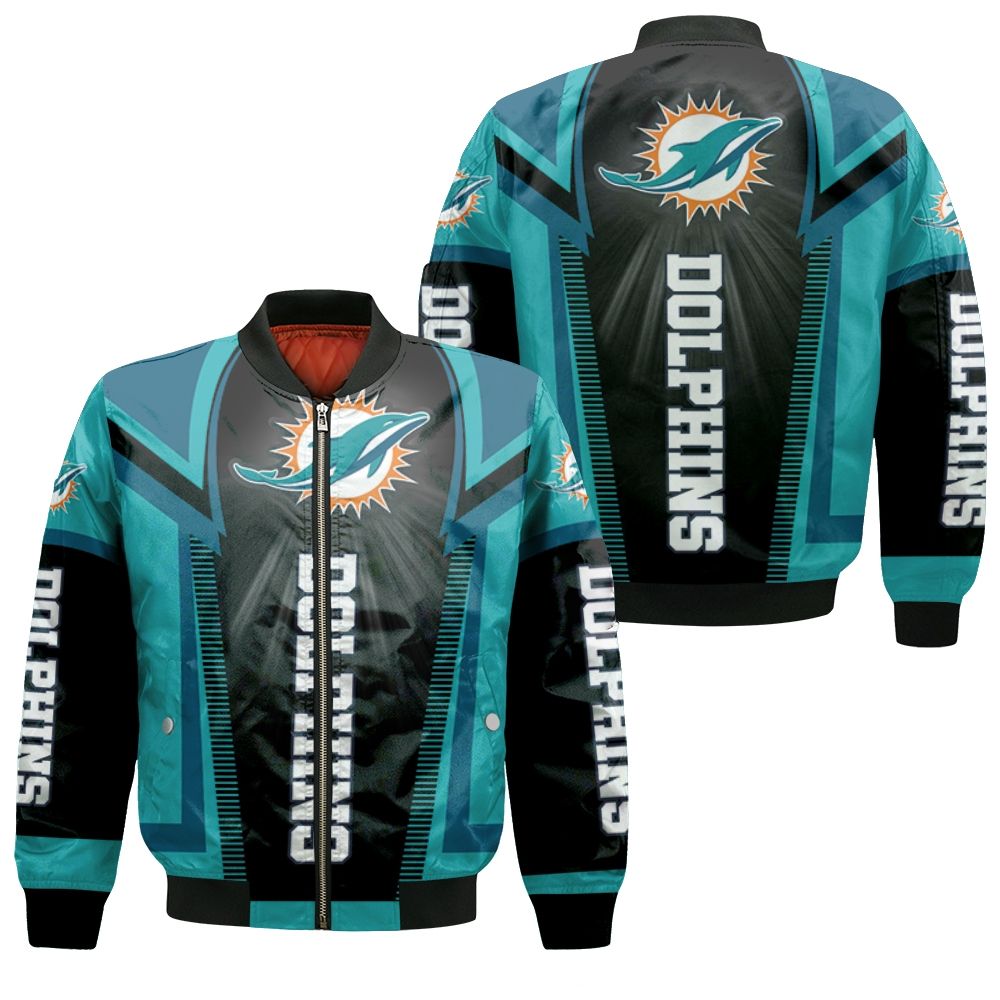 Dolphins For Fans Bomber Jacket Dolphins For Fans Bomber Jacket