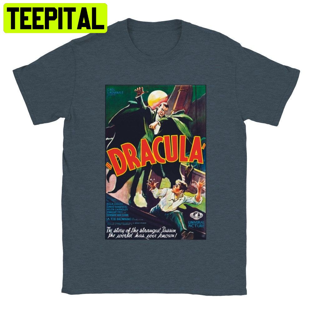 Dracula1931 Film Horror Halloween Trending Unisex Shirt Dracula1931 Film Horror Halloween Trending Unisex Shirt