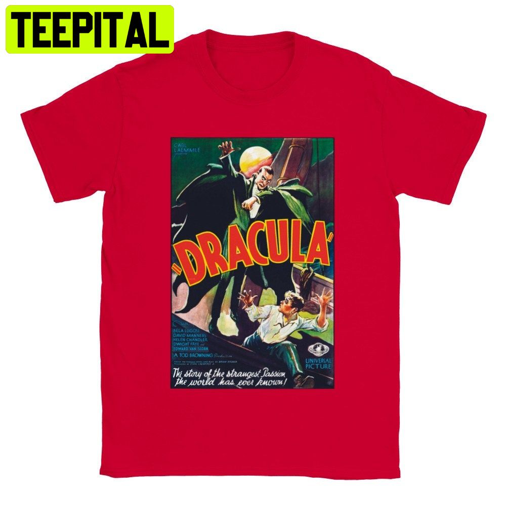 Dracula1931 Film Horror Halloween Trending Unisex Shirt Dracula1931 Film Horror Halloween Trending Unisex Shirt