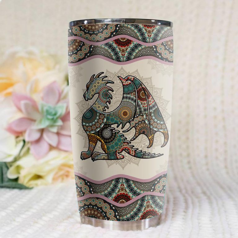 Dragon Mandala Stainless Steel Cup Dragon Mandala Stainless Steel Cup