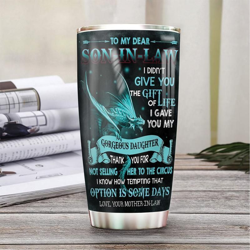 Dragon To My Son Stainless Steel Cup Dragon To My Son Stainless Steel Cup