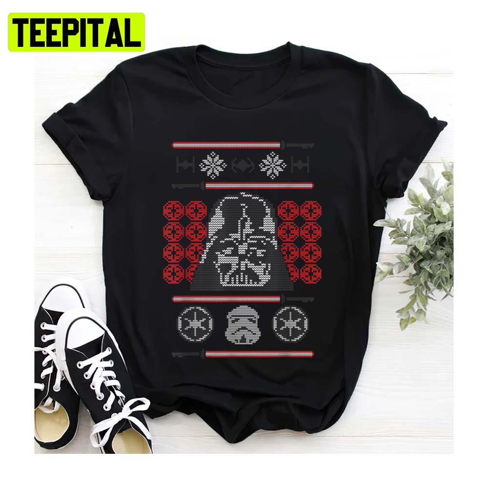 Dv Knit Pattern Mandalorian Star Wars Ugly Unisex Sweatshirt Dv Knit Pattern Mandalorian Star Wars Ugly Unisex Sweatshirt