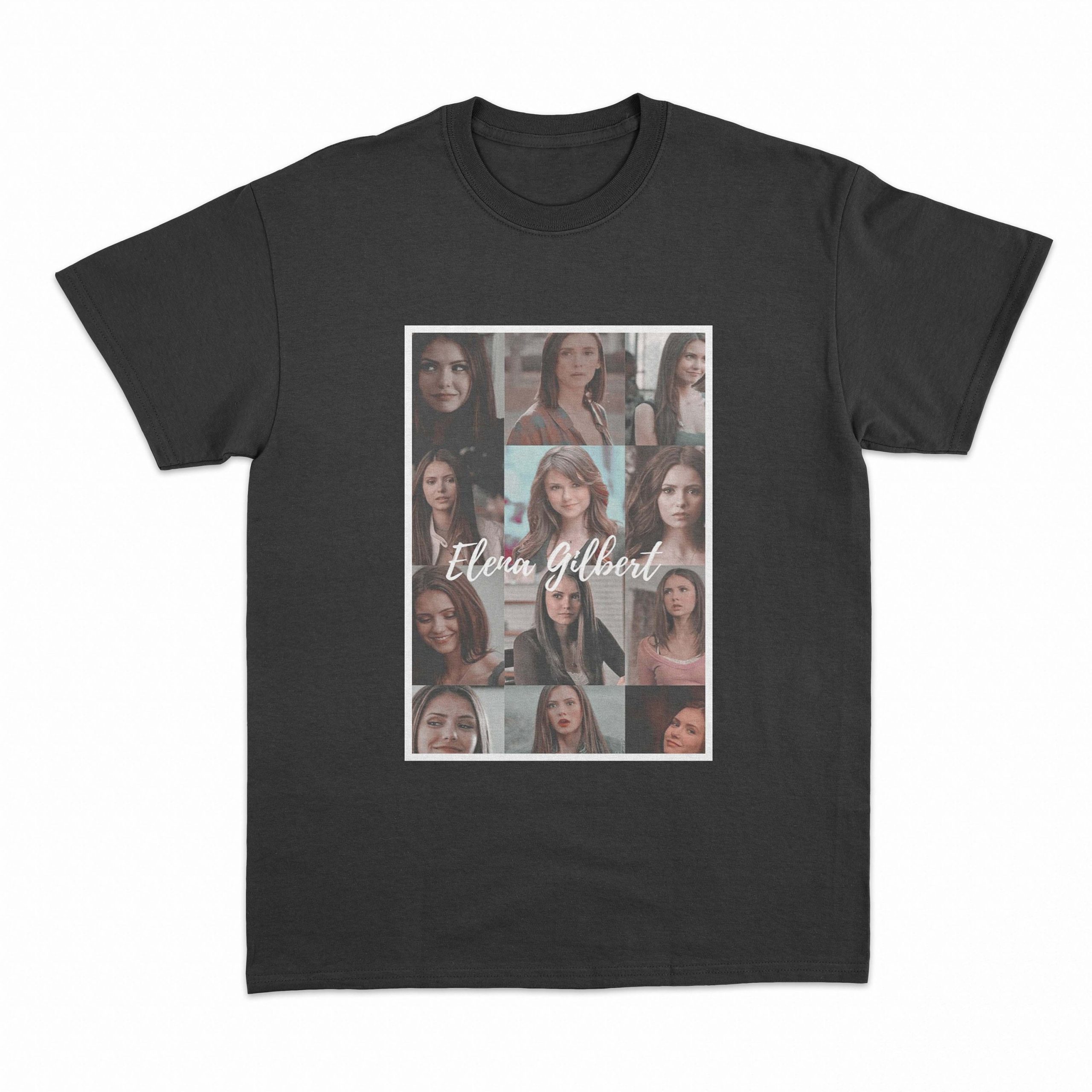 Elena Gilbert Tvd Collage Retro Illustration Unisex T-Shirt Elena Gilbert Tvd Collage Retro Illustration Unisex T-Shirt