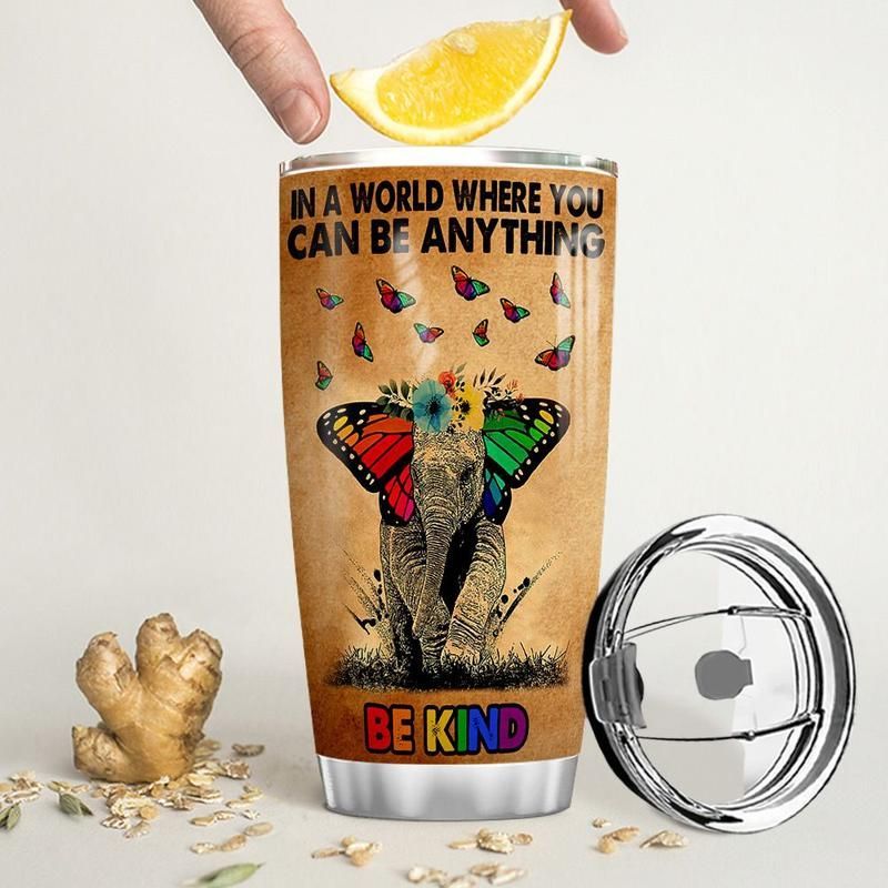 Elephant Butterfly Stainless Steel Cup Elephant Butterfly Stainless Steel Cup
