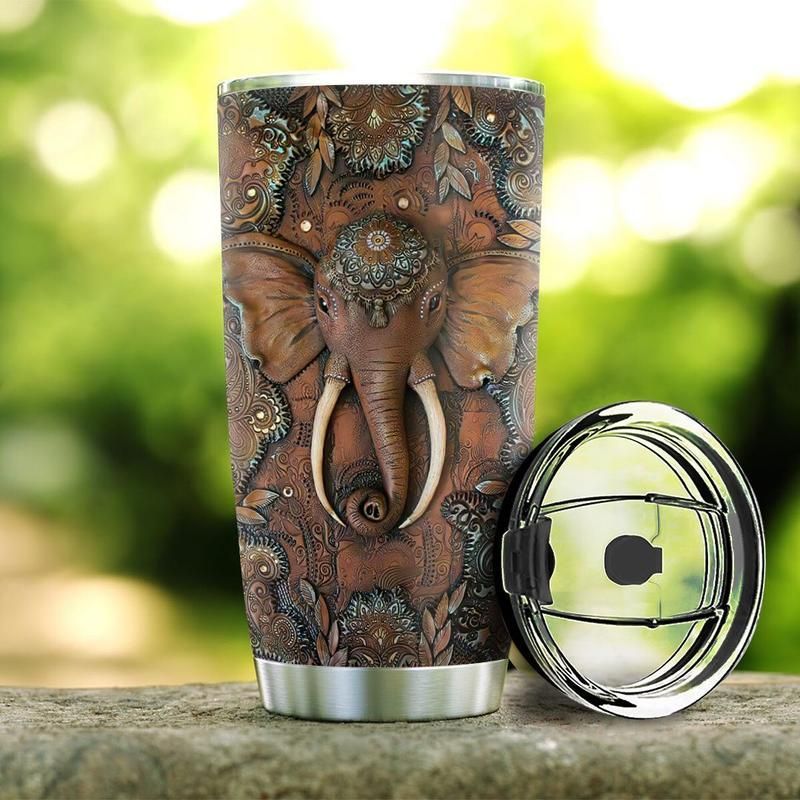 Elephant Leather Stainless Steel Cup Elephant Leather Stainless Steel Cup