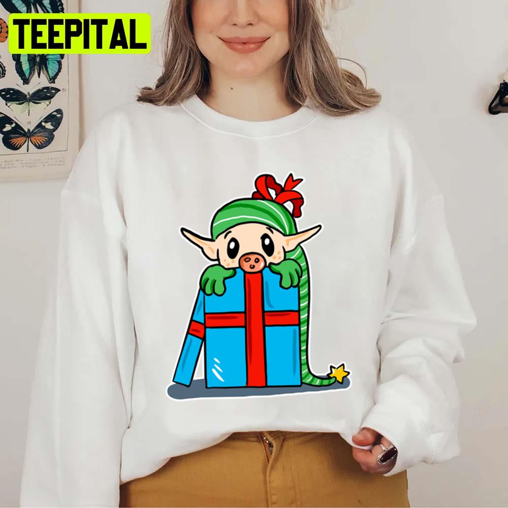 Elf Christmas Design Xmas Funny Art Unisex Sweatshirt Elf Christmas Design Xmas Funny Art Unisex Sweatshirt
