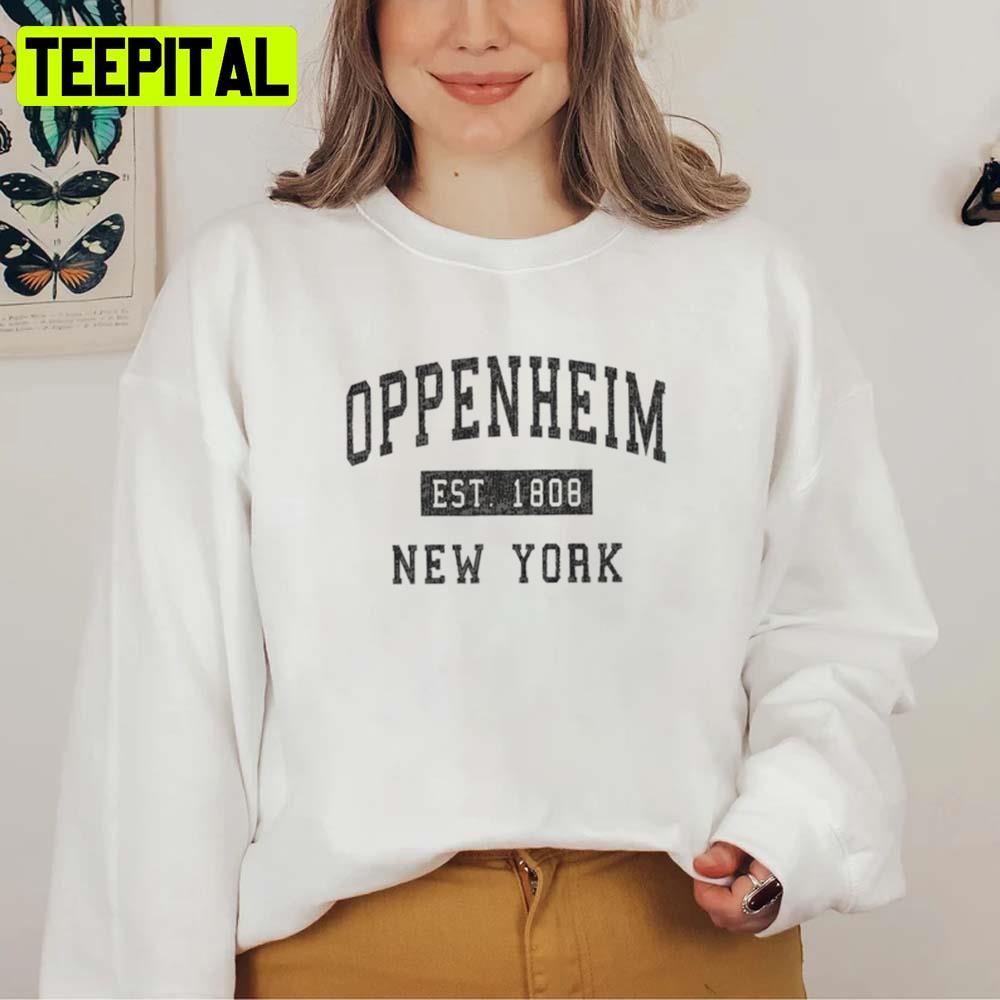 Est 1808 Graphic Art Oppenheim Unisex Sweatshirt Est 1808 Graphic Art Oppenheim Unisex Sweatshirt