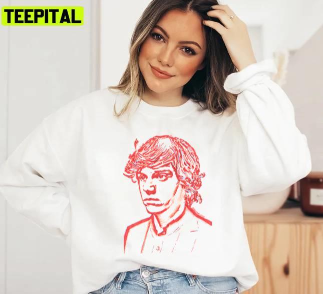 Evan Peters Likeness Dahmer Movie Netflix Unisex Sweatshirt Evan Peters Likeness Dahmer Movie Netflix Unisex Sweatshirt