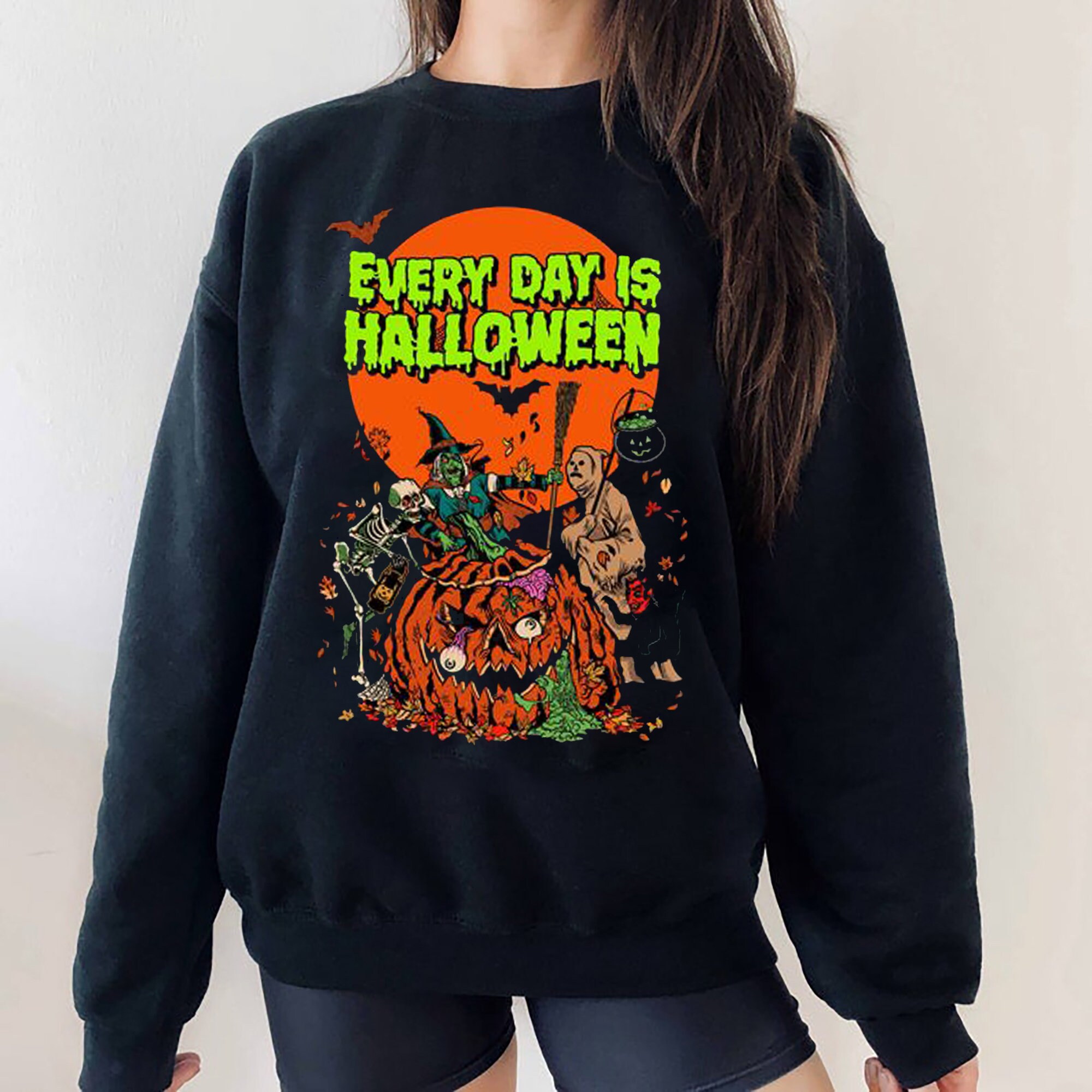 Every Day Is Silver Shamrock Masks Funny Pumpkin Halloween Unisex Sweatshirt Every Day Is Silver Shamrock Masks Funny Pumpkin Halloween Unisex Sweatshirt