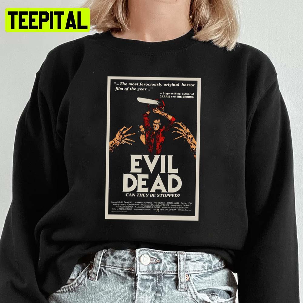 Evil Dead Vintage Movie For Halloween Unisex Sweatshirt Evil Dead Vintage Movie For Halloween Unisex Sweatshirt