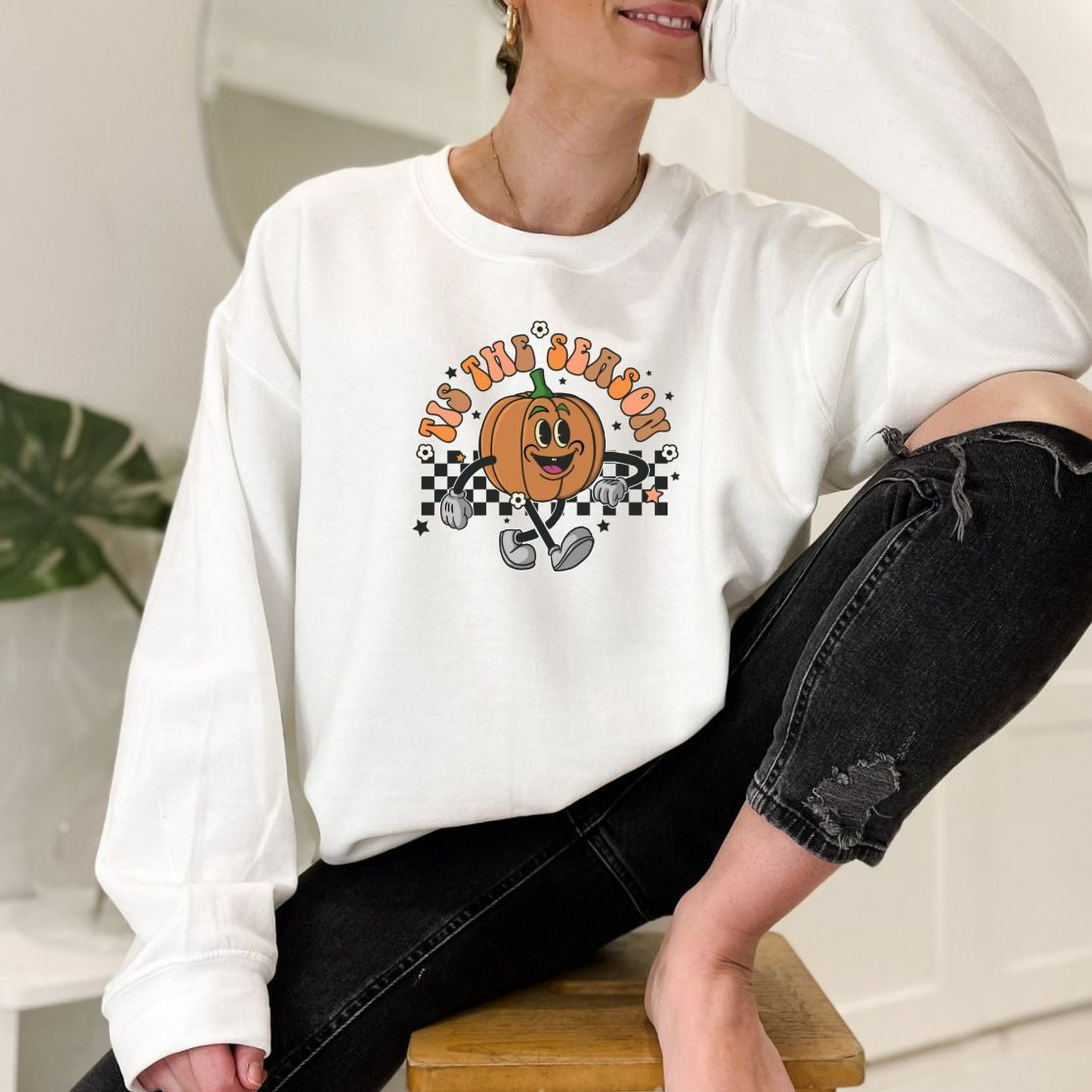 Fall Crewneck Halloween Sweatshirt Fall Crewneck Halloween Sweatshirt
