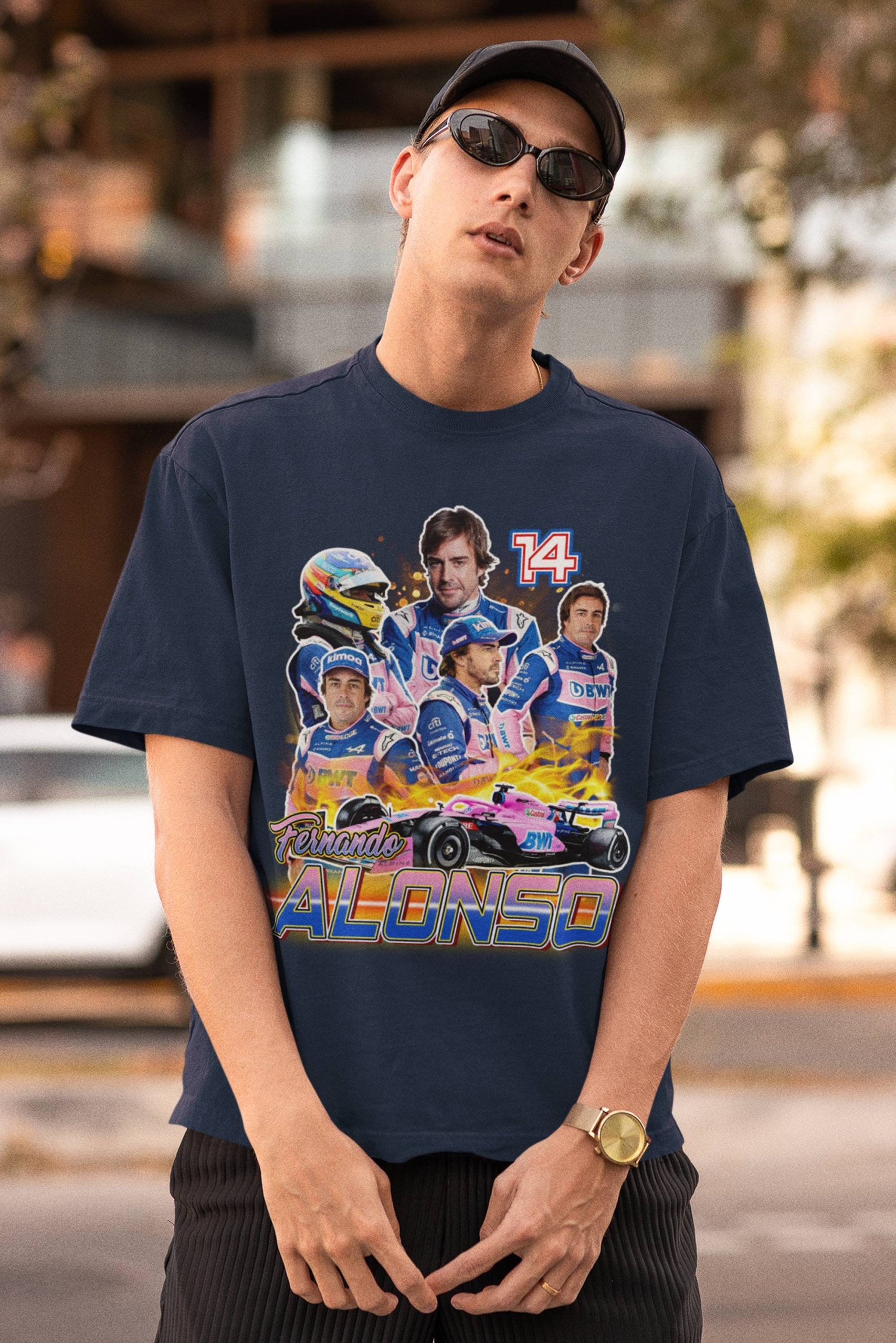 Fanart Motorsports Fernando Alonso Alonso Racer Grand Prix F1 Unisex T-Shirt Fanart Motorsports Fernando Alonso Alonso Racer Grand Prix F1 Unisex T-Shirt