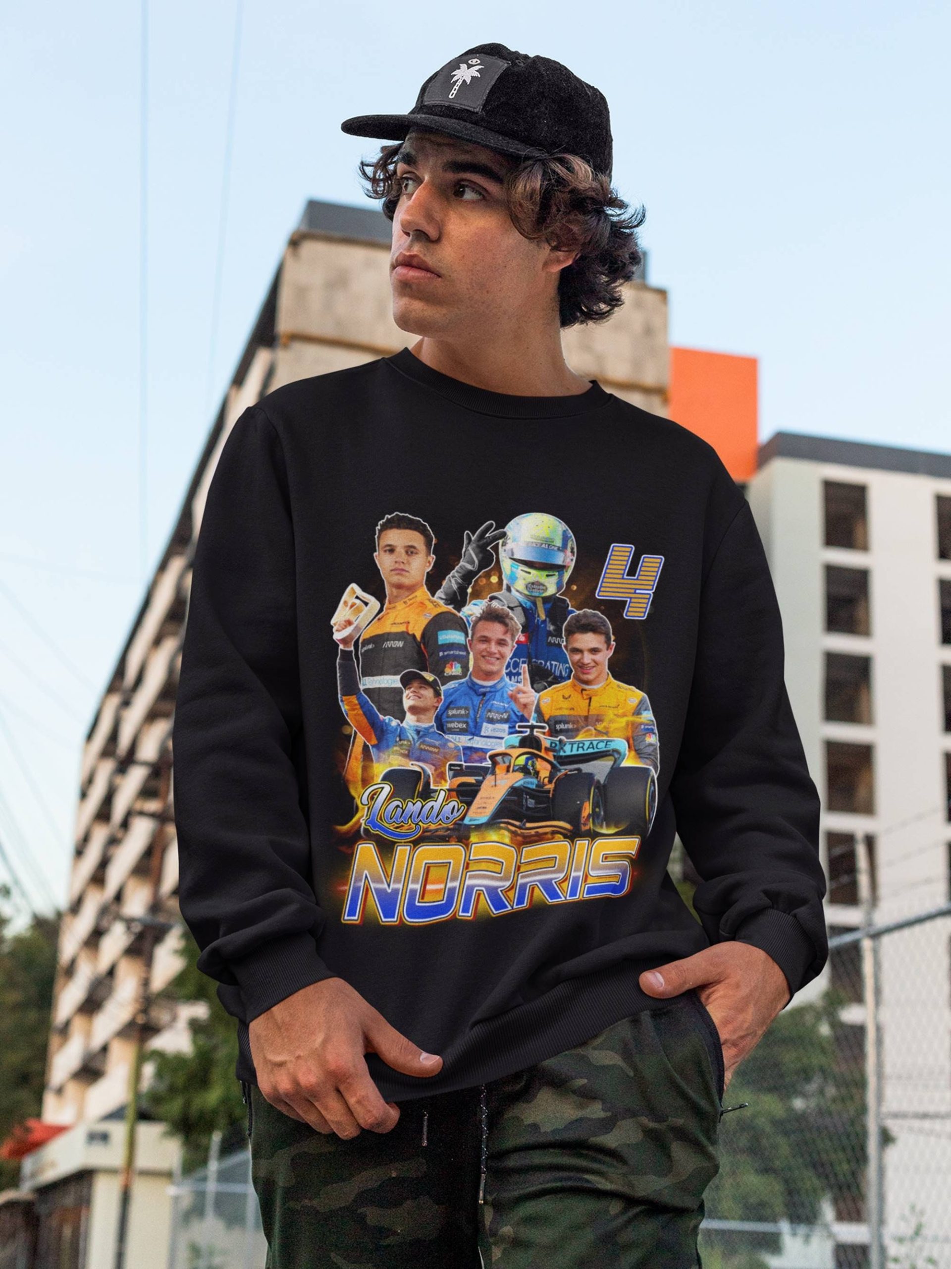 Fanart Motorsports Lando Norris Racer F1 Formula 1 Grand Prix Unisex T-Shirt Fanart Motorsports Lando Norris Racer F1 Formula 1 Grand Prix Unisex T-Shirt