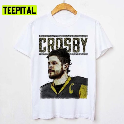 Fanart Portrait Pittsburgh Penguins Sidney Crosby Unisex T-Shirt