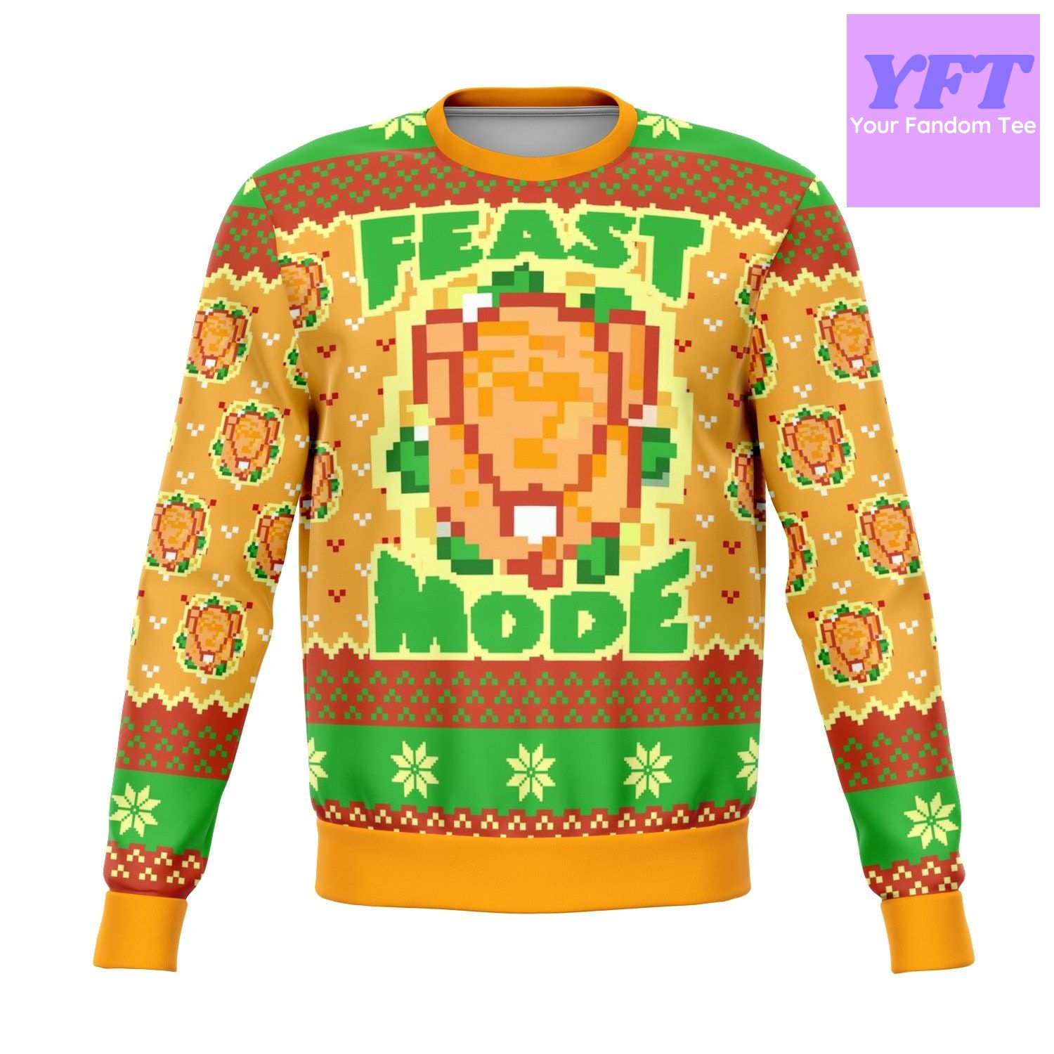 Feast Mode Dank Meme 2022 Design 3d Ugly Christmas Sweater Feast Mode Dank Meme 2022 Design 3d Ugly Christmas Sweater