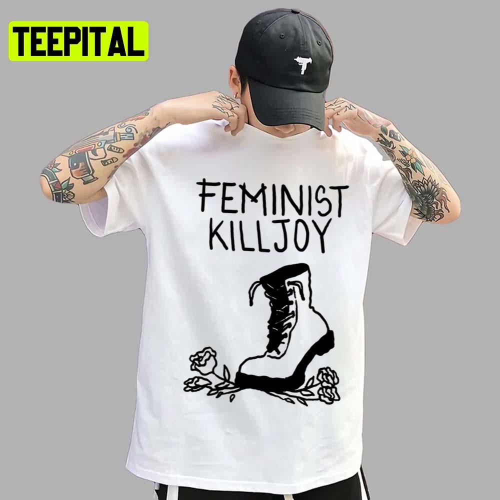 Feminist Killjoy Outline Art Unisex T-Shirt Feminist Killjoy Outline Art Unisex T-Shirt