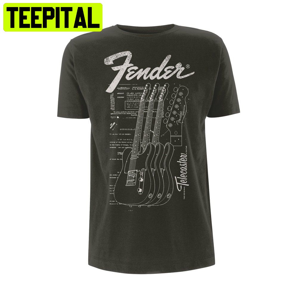 Fender Electric Guitars Rock 4 Trending Unisex Shirt Fender Electric Guitars Rock 4 Trending Unisex Shirt