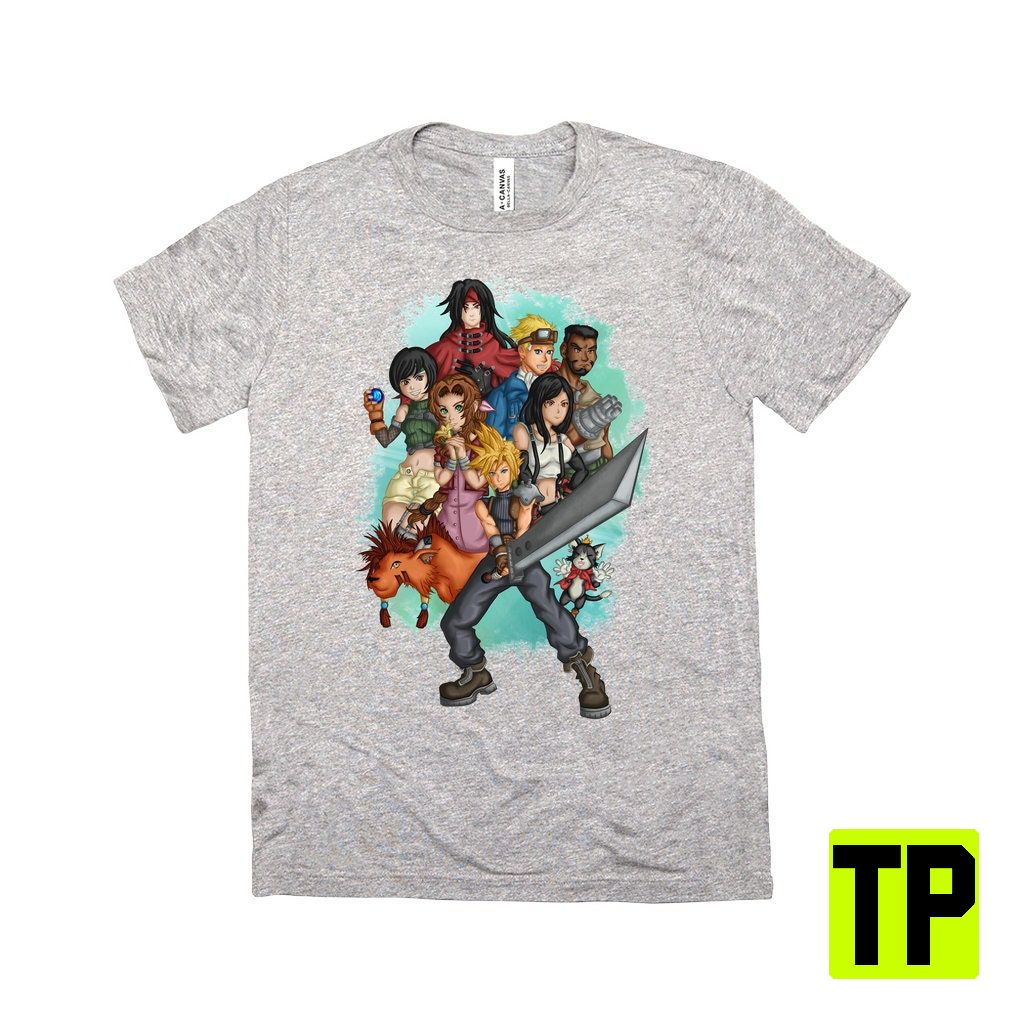 Final Fantasy Vii Ff7 Cloud Aerith Tifa Red Xiii Yuffie Vincent Gamer Nightblossom Boutique Unisex Shirt Final Fantasy Vii Ff7 Cloud Aerith Tifa Red Xiii Yuffie Vincent Gamer Nightblossom Boutique Unisex Shirt