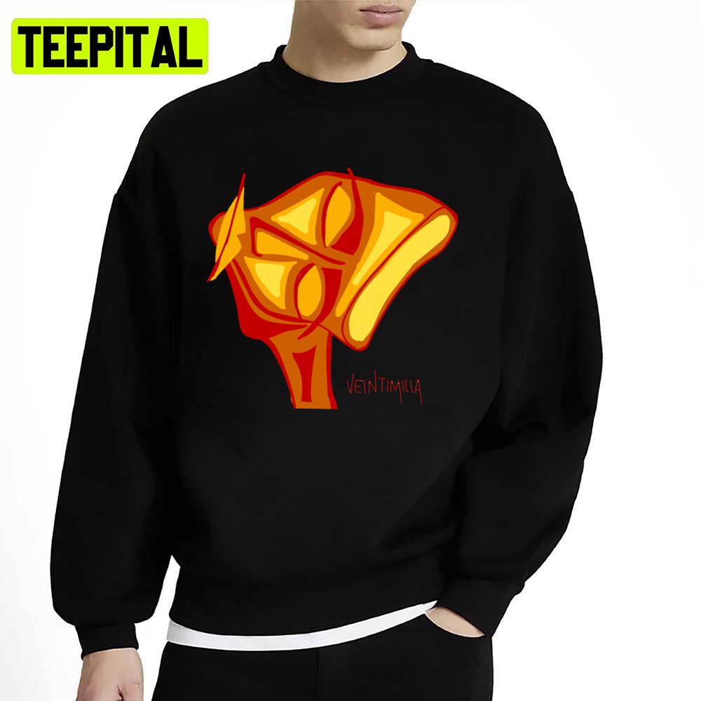 Fire Veintumuia Aesthetic Design Face Art Unisex Sweatshirt Fire Veintumuia Aesthetic Design Face Art Unisex Sweatshirt