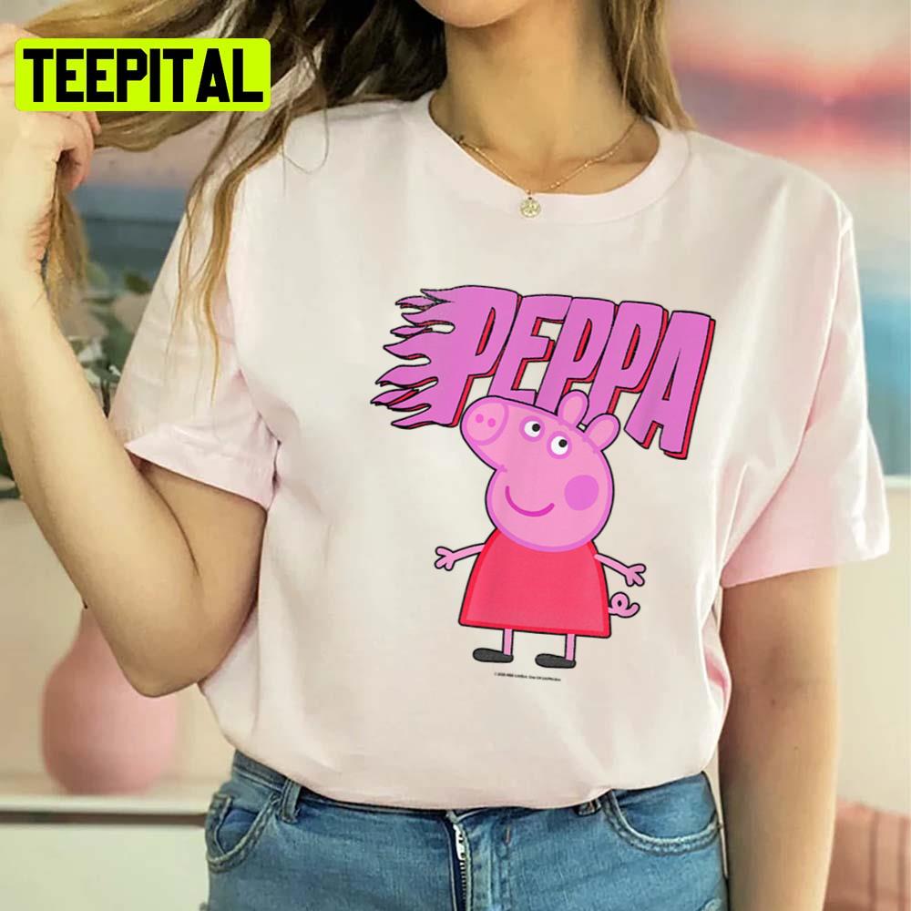Flame Logo Funny Pig Design Unisex Sweatshirt Flame Logo Funny Pig Design Unisex Sweatshirt