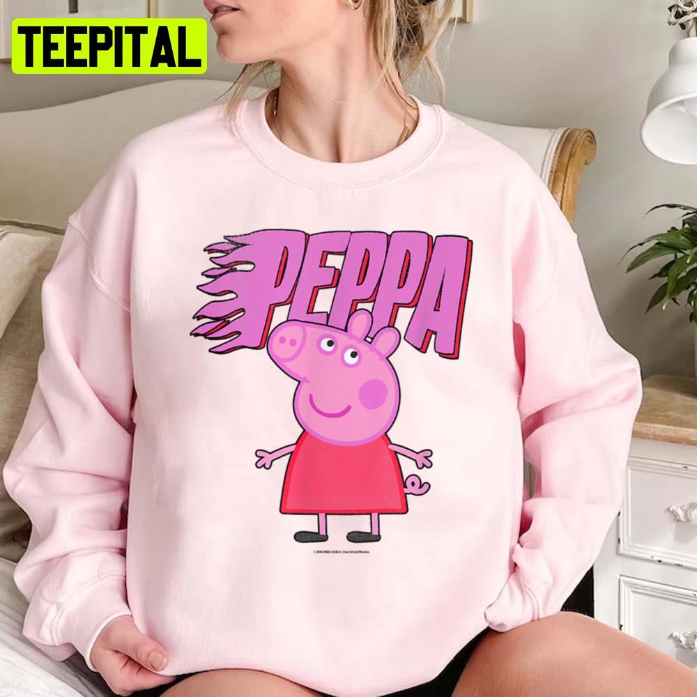 Flame Logo Funny Pig Design Unisex Sweatshirt Flame Logo Funny Pig Design Unisex Sweatshirt