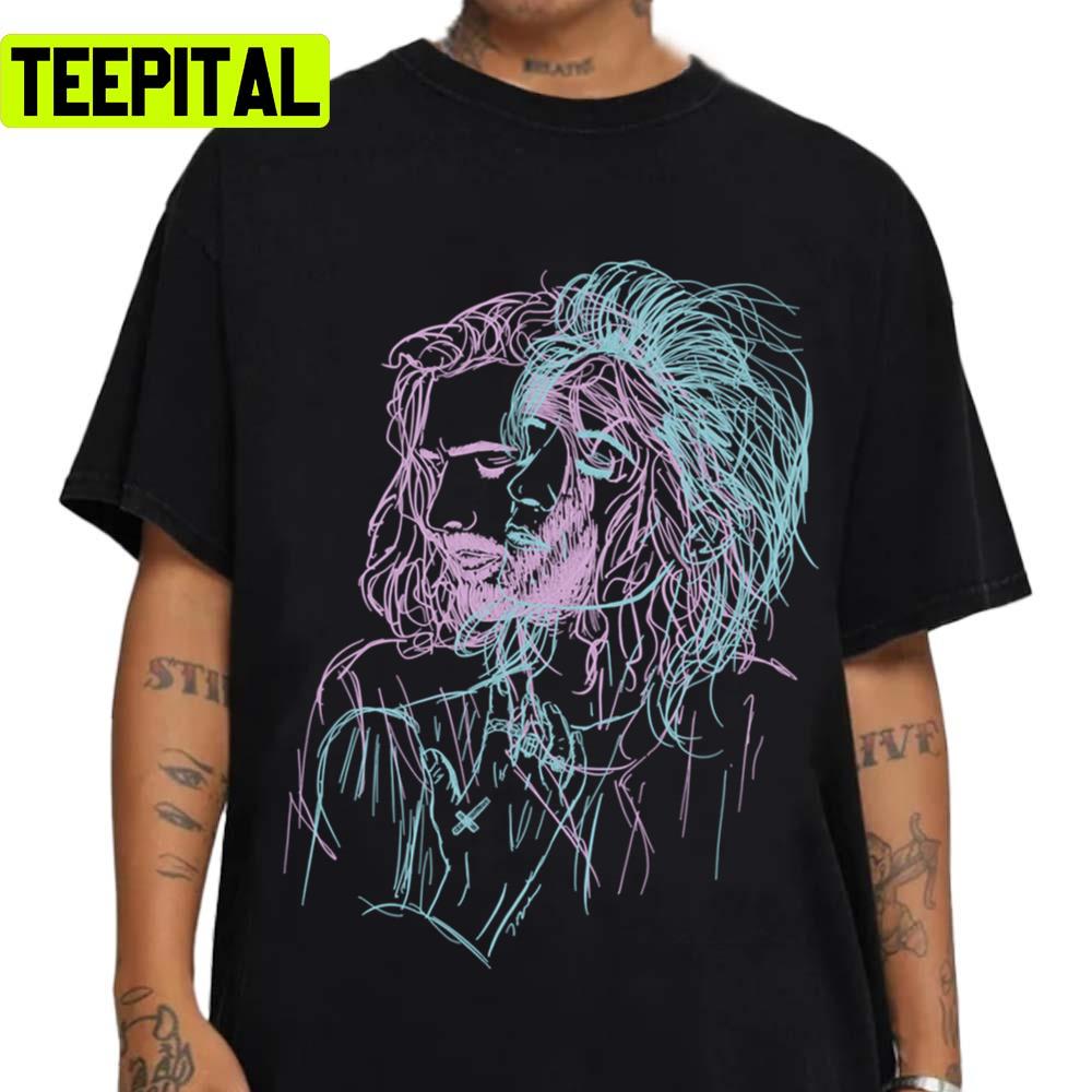 Florence Welch X Hozier Aesthetic Art Unisex T-Shirt Florence Welch X Hozier Aesthetic Art Unisex T-Shirt