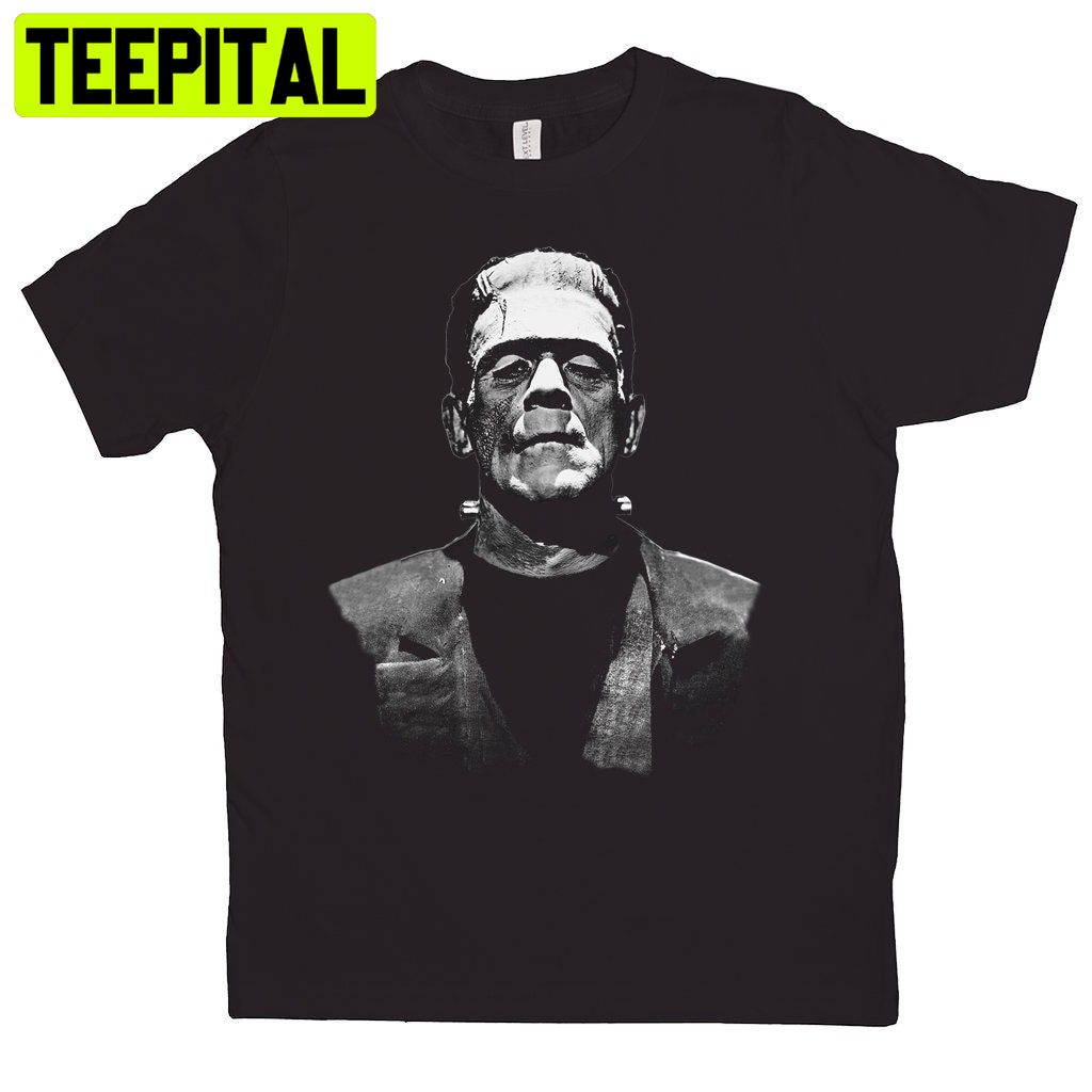 Frankenstein's Monster Face Halloween Trending Unisex Shirt Frankenstein's Monster Face Halloween Trending Unisex Shirt