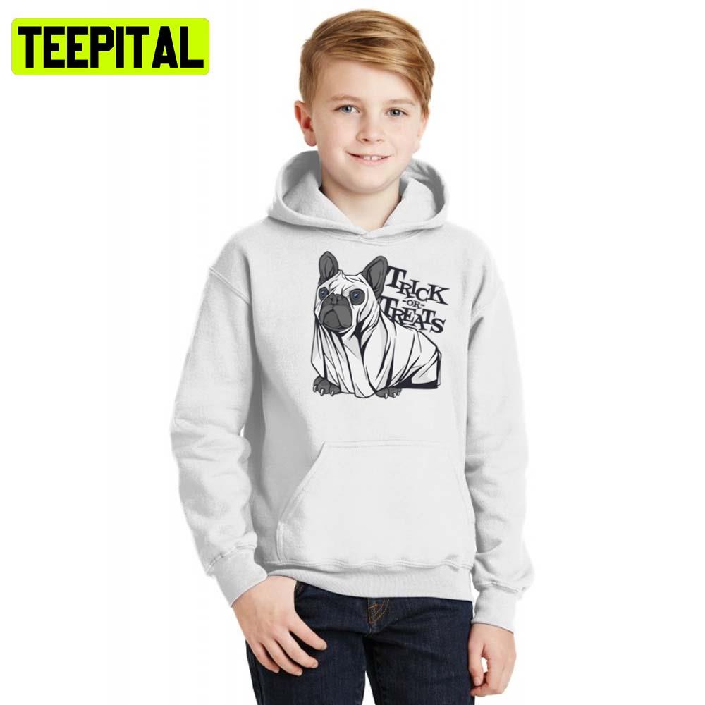 French Bulldog Funny Halloween Illustration Hoodie French Bulldog Funny Halloween Illustration Hoodie