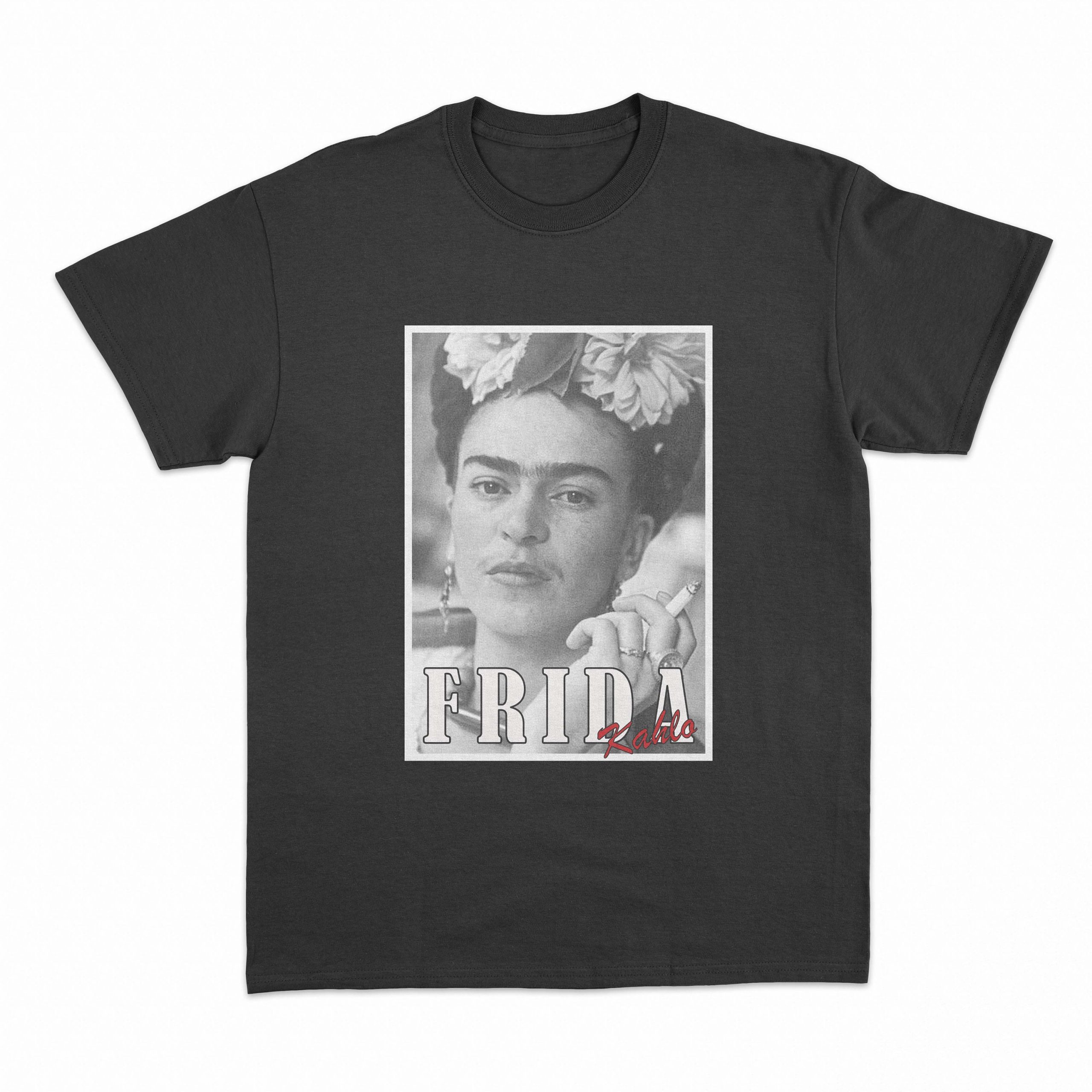Frida Kahlo Collage Retro Illustration Unisex T-Shirt Frida Kahlo Collage Retro Illustration Unisex T-Shirt