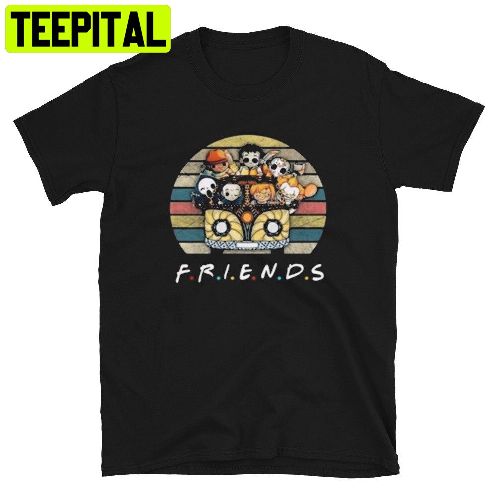 Friends Funny Retro Vintage Horror Kliller Lovers Halloween Trending Unisex Shirt Friends Funny Retro Vintage Horror Kliller Lovers Halloween Trending Unisex Shirt