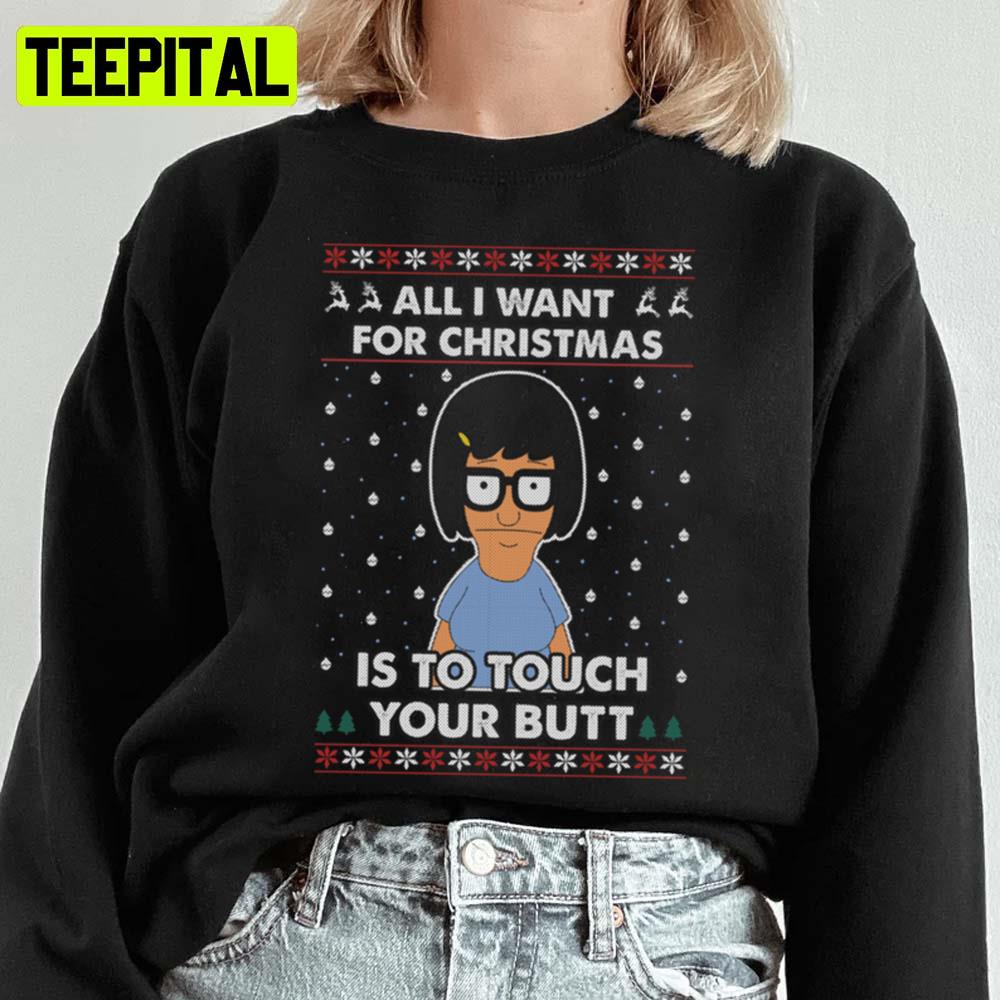 Funny Bob's Burger Christmas Knit Pattern Ugly Unisex Sweatshirt Funny Bob's Burger Christmas Knit Pattern Ugly Unisex Sweatshirt