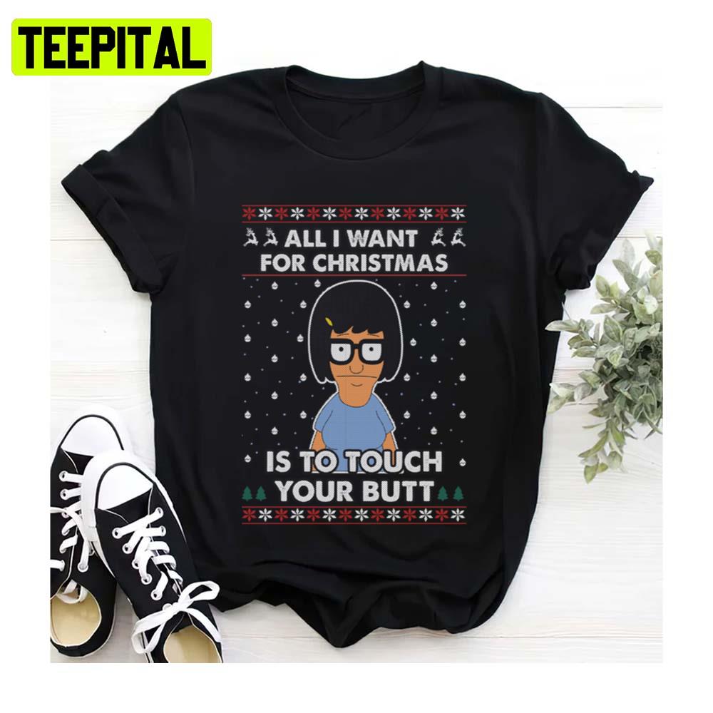 Funny Bob's Burger Christmas Knit Pattern Ugly Unisex Sweatshirt Funny Bob's Burger Christmas Knit Pattern Ugly Unisex Sweatshirt